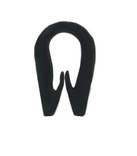 joint entrée de porte noir - 4CV 2ème Série (6m)