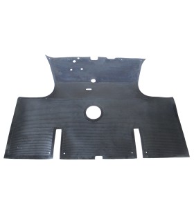 Tapis Avant en Caoutchouc Noir - R8