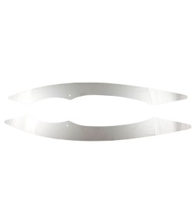 support fixation tapis chromé