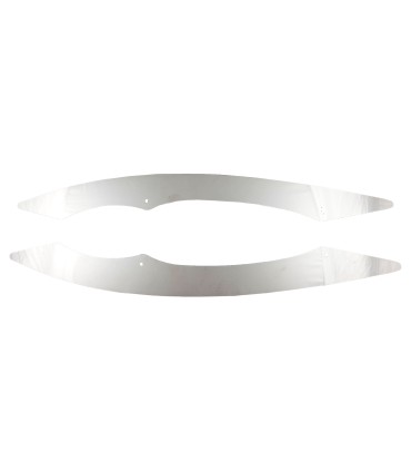 support fixation tapis chromé