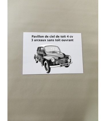 pavillon ciel de toit 3 arceaux