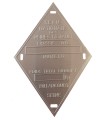 plaque constructeur Renault à frapper