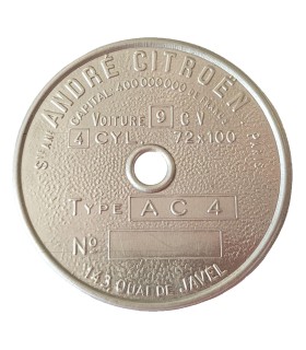 plaque moteur AC 4 à frapper