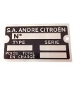plaque moteur Citroën