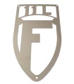 plaque F chromé - Traction 11 BL