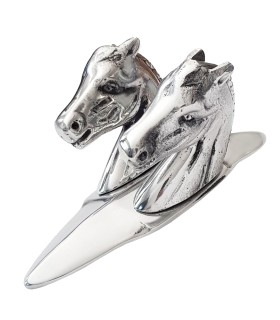 mascotte chevaux à 2 têtes