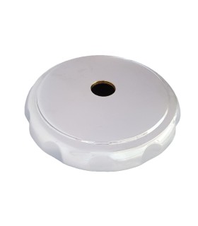 bouchon de radiateur en laiton chromé