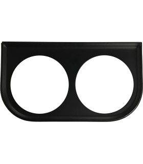 support thermomètre noir 2 trous - ø 52mm