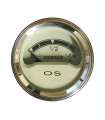 Manomètre beige niveau d'essence - Ø 52mm / 12v