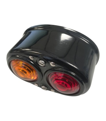 feu pour Bugatti noir avec éclairage de plaque