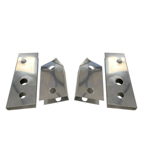 cache alu pour support de pare-choc C4 / C6