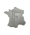 plaque F en alu forme France