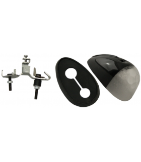 kit clignotant (conducteur) complet blanc / noir - Traction