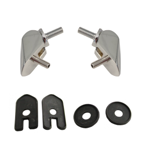 charnières chromées de malle bombée   joints - Traction après 1952