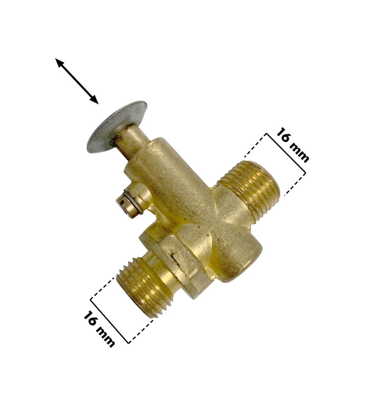 robinet d'essence à poussoir