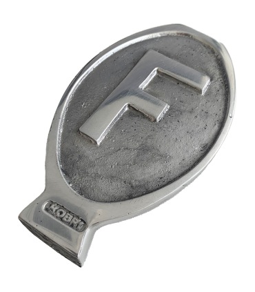 plaque F ovale avec embase de fixation