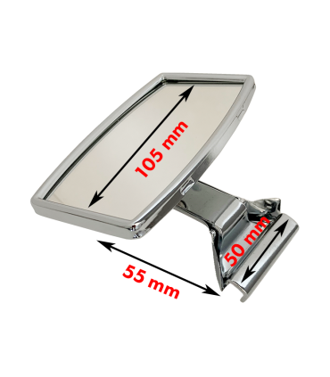Rétroviseur intérieur ou extérieur rectangulaire