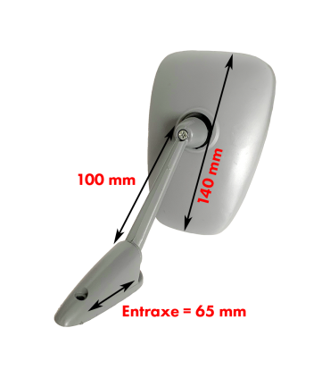 rétroviseur type Cipa gris - refabrication