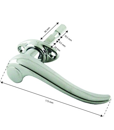 poignée de porte sans clé arrière droite pour Traction