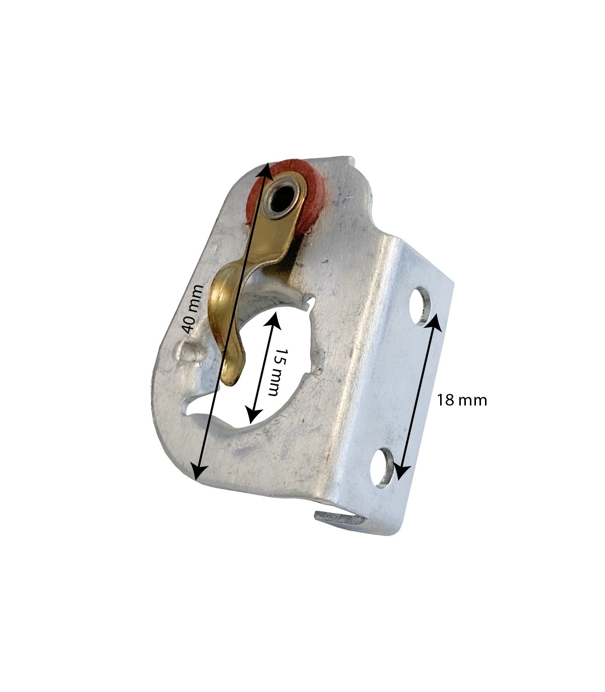 Pouter Porteplot porte ampoule sur platine - 1 plot