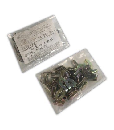 agrafes panneaux de portes Traction - 25 pièces