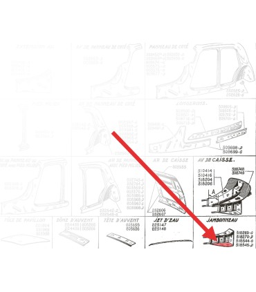 PACK 2 fonds de jambonneaux - Traction