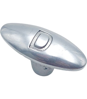 bouton de démarreur seul en alu poli - Traction