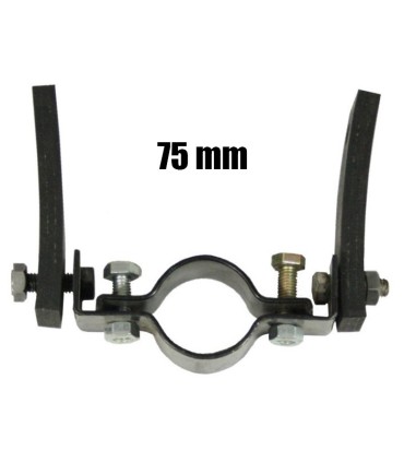 ferrures support de tube d'échappement (sangle de 75 mm)  - Traction 11 cv