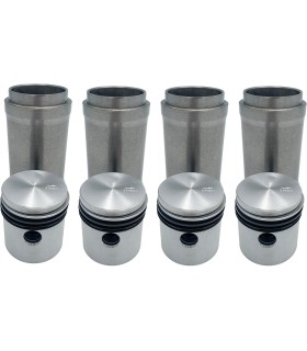 chemises pistons embase 62.5 x 58 - 4CV / Dauphine