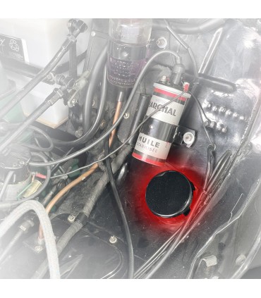 obturateur de chauffage en acier noir - Traction