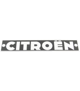 monogramme plaque "Citroën" sur pare-chocs arrière - Traction