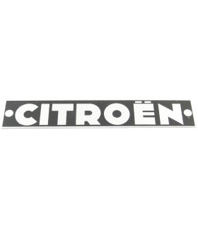 monogramme plaque "Citroën" sur pare-chocs arrière - Traction