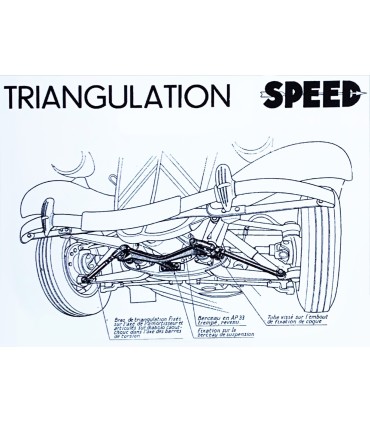 triangulation de renfort train avant - Traction 11BL