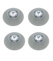 PACK 4 enjoliveurs roue BM gris   4 coupelles   4 vis - Traction