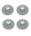 PACK 4 enjoliveurs roue BM gris   4 coupelles   4 vis - Traction