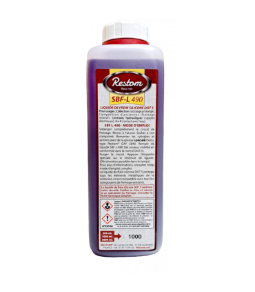 Liquide de frein silicone 1L - RESTOM