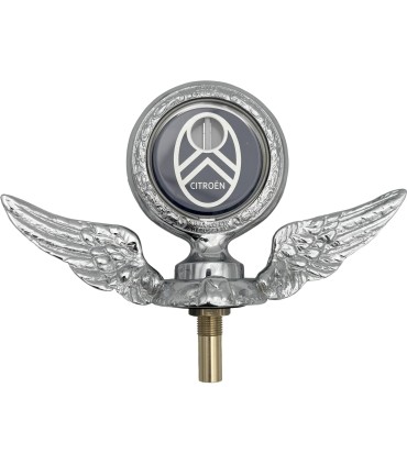 PACK thermomètre ø 7cm / ailes Citroën - Chromé