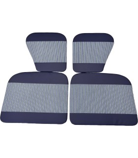 panneaux de portes bleu - Dauphine Ondine