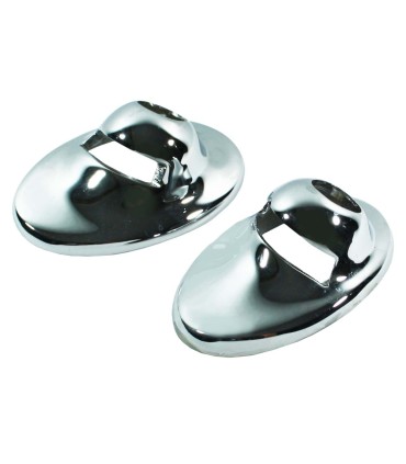 support de phare chromé (la paire) - Traction