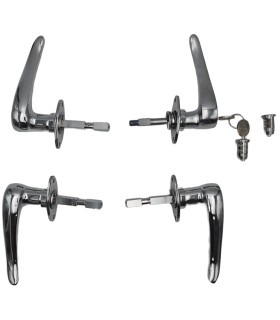 PACK poignées Rosalie avec clef passager- le kit de 4