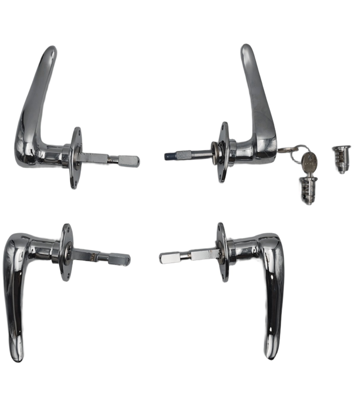 PACK poignées Rosalie avec clef passager- le kit de 4