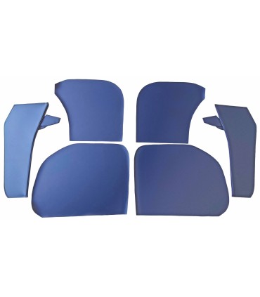 vide poches avant en skaï bleu - 4CV