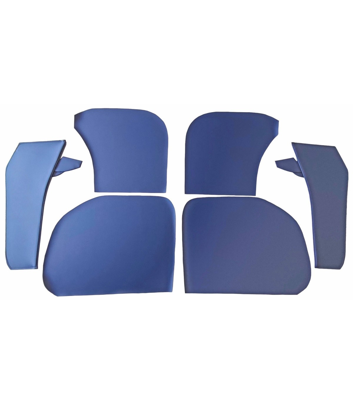 vide poches avant en skaï bleu - 4CV