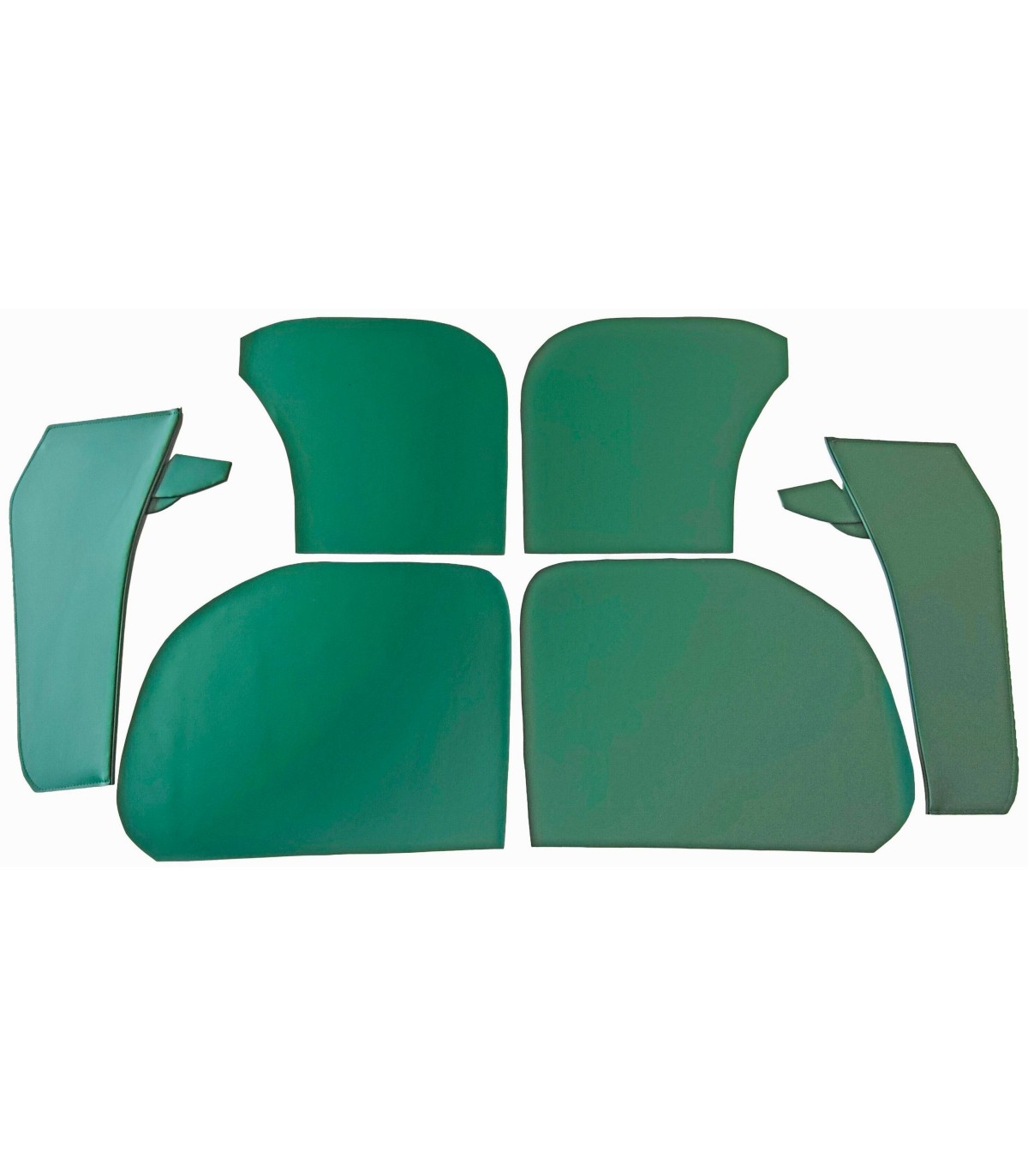 vide poches avant en skaï vert - 4CV