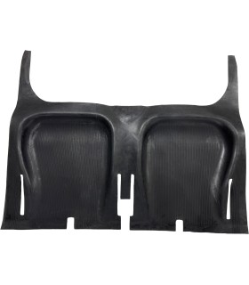 tapis arrière en caoutchouc noir - R8/R10