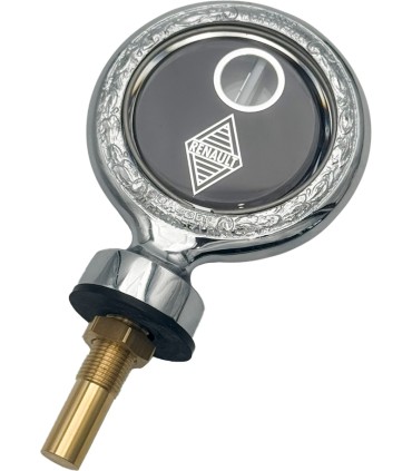 thermomètre "Renault" ø7cm - chromé