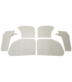 vide poches avant en skaï ivoire losange - 4CV