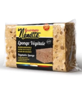 Eponge végétale gros travaux NENETTE 14x10cm