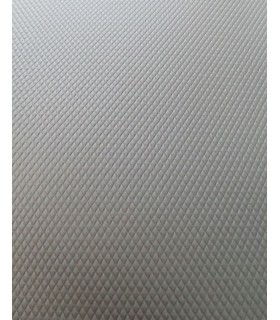 tissus plastifié losange gris - le mètre - Traction après 1952