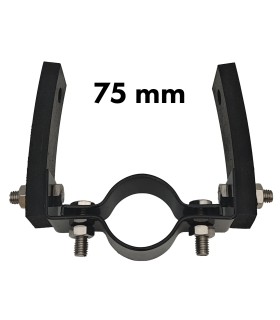 ferrures support de tube d'échappement (sangle de 75 mm)  - Traction 11 cv